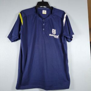 NWT Husqvarna Motorcycles Team Polo Shirt Navy Blue Racing MX Men’s XL HydroCool